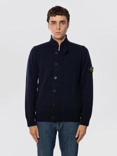 25FW 스톤 아일랜드 램스울 버튼 업 점퍼 K2S155100047S00A3V0020 NAVY DOM 썸네일 1