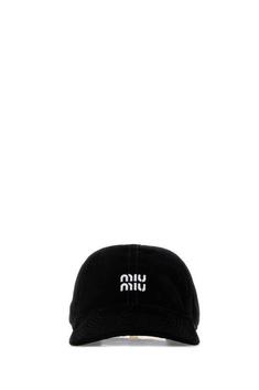 26SS 미우미우 볼캡 5HC3692CUAF034S BLACK TOBACCO DOM 썸네일 1