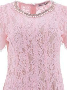 25SS 셀프 포트레이트 미디 원피스 RS25053MPPINK DOM 썸네일 3