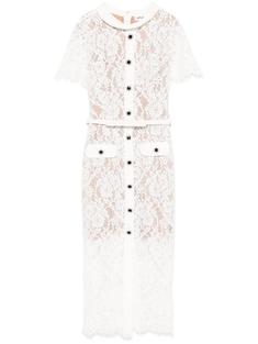 25SS 셀프 포트레이트 롱 원피스 RS25013MAWHITE DOM 썸네일 4