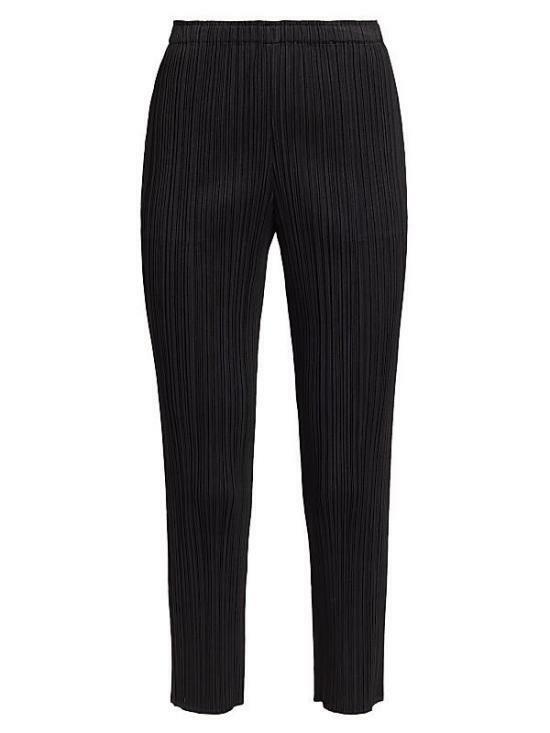 25SS 플리츠플리즈 트레이닝 조거 팬츠 PP38JF37215 BLACK DOM - Pleats Please