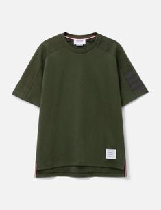 26SS 톰브라운 코튼 4바 숏 슬리브 티 MJS246A07323320 DK GREEN DOM 썸네일 1