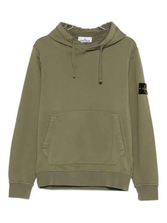 26SS 스톤 아일랜드 후드 티셔츠 L1S156100062S0051V005G MILITARY GREEN DOM - Stone Island