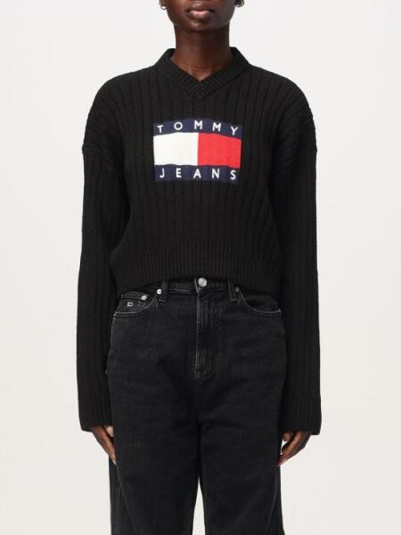 타미힐피거 스웨터 DW18528BDS BLACK DOM - Tommy Hilfiger