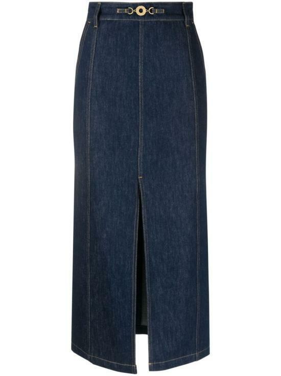 파투 데님 스커트 SK0500008602D BLUE DOM - Patou