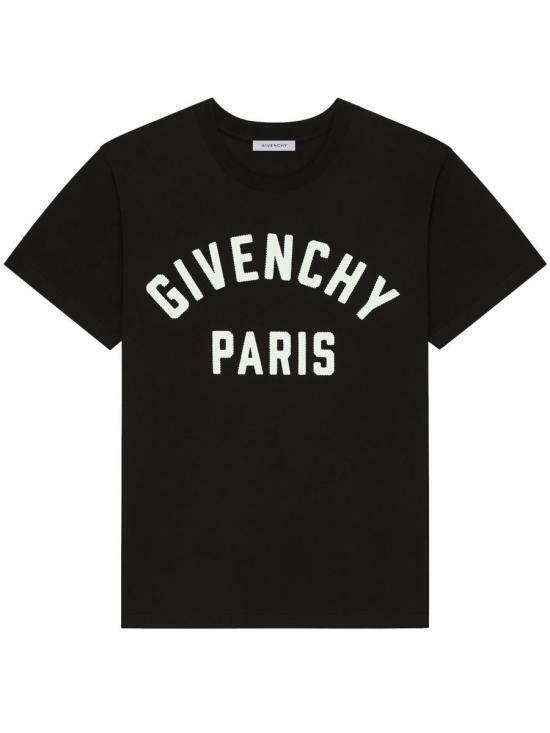 26SS 지방시 반팔 티셔츠 BM71NK3YRS004 BLACK WHITE DOM - Givenchy