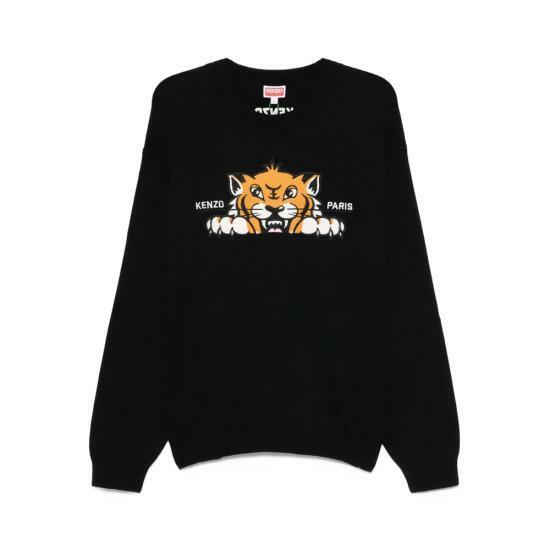 25FW 겐조 스웨터 FF65PU7503LI99J BLACK DOM - Kenzo