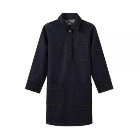 25SS 아페쎄 숏 원피스 AURELIADRESSCOZZIF05822IAI DOM - A.P.C.