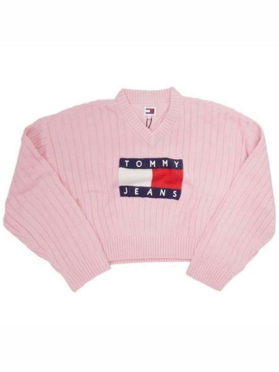 타미힐피거 스웨터 DW18528THA PINK DOM - Tommy Hilfiger