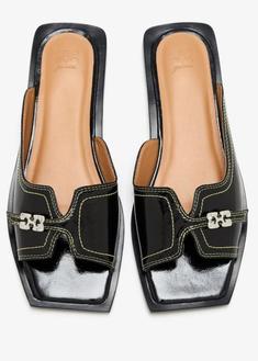 25FW 가니 뮬 슬리퍼 S2987099 BLACK DOM 썸네일 2
