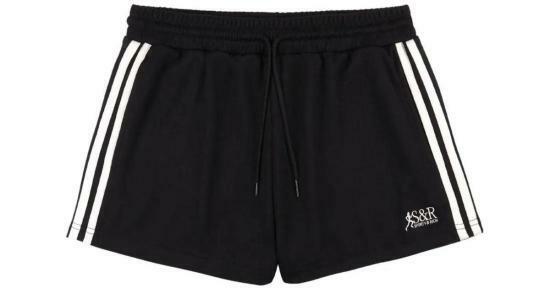 25SS 스포티앤리치 숏팬츠 SH029622139BA014 BLACK DOM - Sporty & Rich