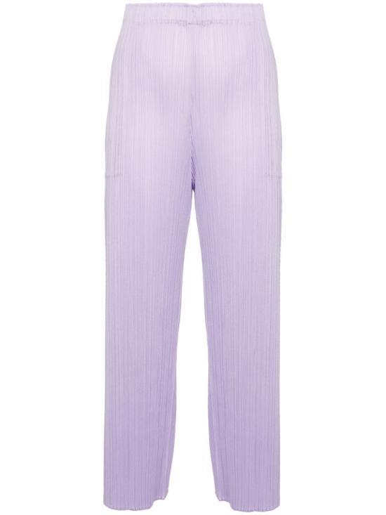 25SS 플리츠플리즈 스트레이트 팬츠 PP46JF14582 PURPLE ONION DOM - Pleats Please