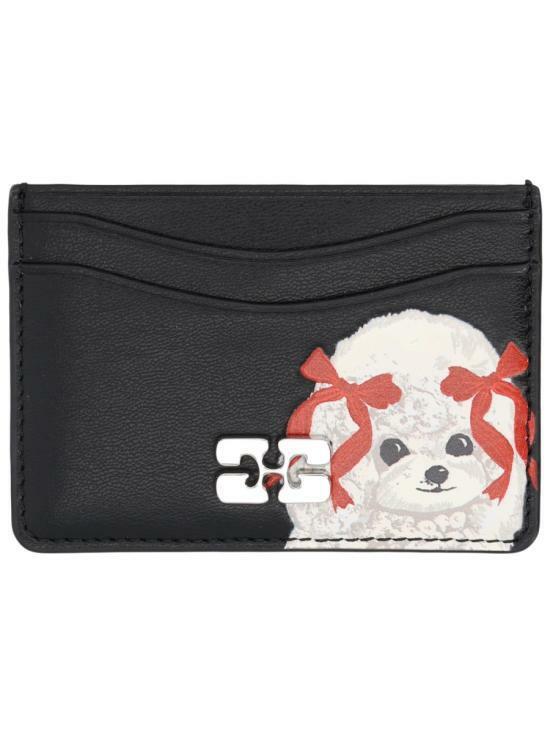 26SS 가니 부 카드 홀더 B3010118099 BLACK DOM - Ganni