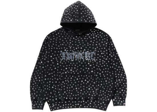 25FW 베이프 후드 티셔츠 001PPL301317MBLK DOM - Bape