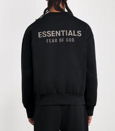25SS 피어오브갓 플리스 집업 후디 192SP256540FJETBLACK JET BLACK DOM 썸네일 2