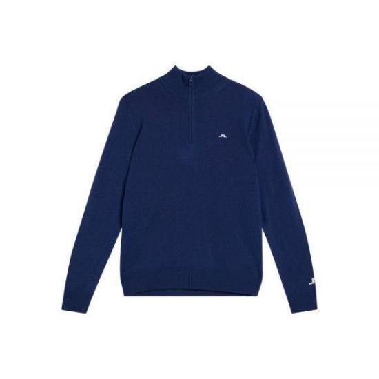 제이린드버그 스웨터 GMKW09326O341 MIDNIGHT BLUE DOM - J.Lindeberg