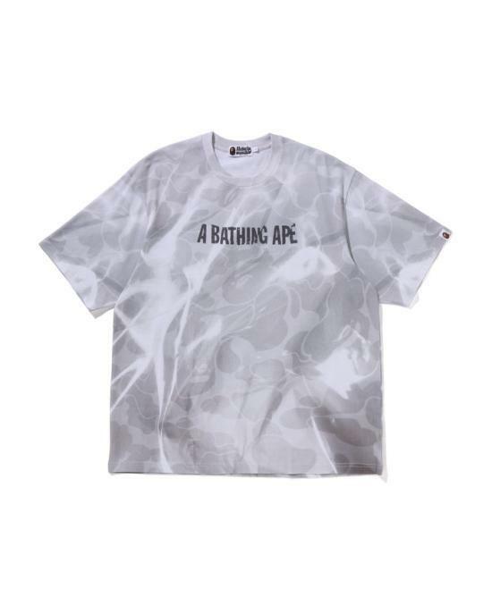 25FW 베이프 반팔 티셔츠 001CSL301308MWHT DOM - Bape