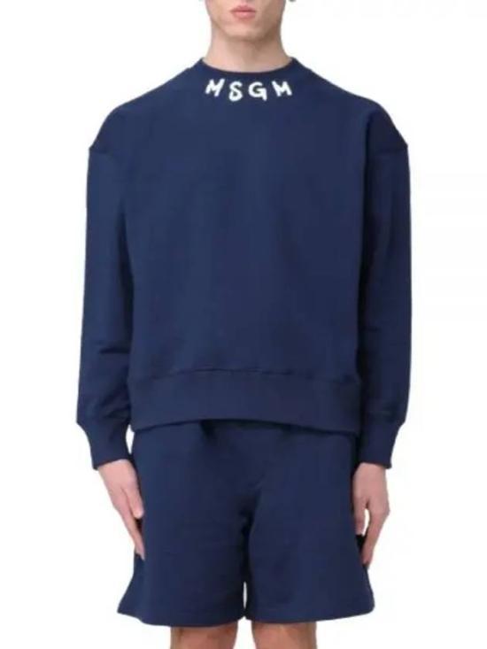 엠에스지엠 긴팔 티셔츠 3640MM11924700089 NAVY DOM - MSGM