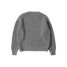 25FW 마가렛호웰 크롭 피셔맨 크루넥 니트 WHKN0518A25MHSSOY STONE GREY DOM 썸네일 2
