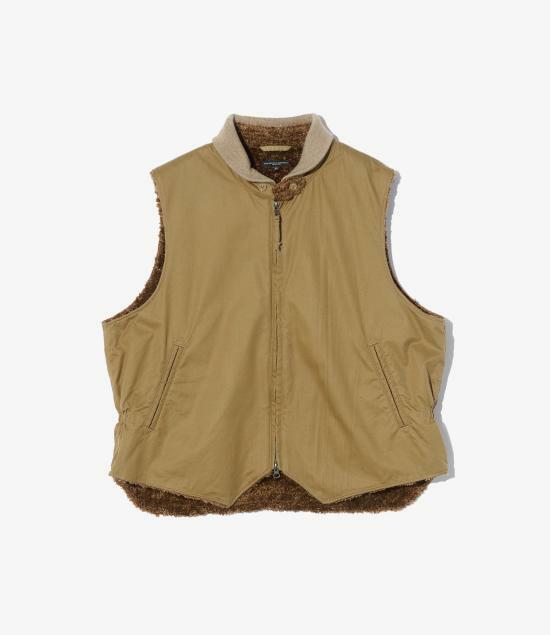 25FW 엔지니어드가먼츠 베스트 25F1C012RV112AT001 KHAKI DOM - Engineered Garments