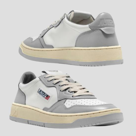 26SS 오트리 메달리스트 로우 스니커즈 AULMWB10 GRAY DOM - Autry