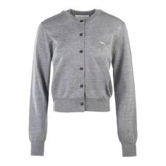 메종키츠네 베이비 폭스 패치 레귤러 가디건 MW00507KT1036H131 MEDIUM GREY MELANGE DOM 썸네일 1