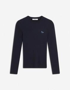 25SS 메종키츠네 베이비 폭스 패치 파인 립드 점퍼 OW00801KT1091P480 NAVY DOM 썸네일 1