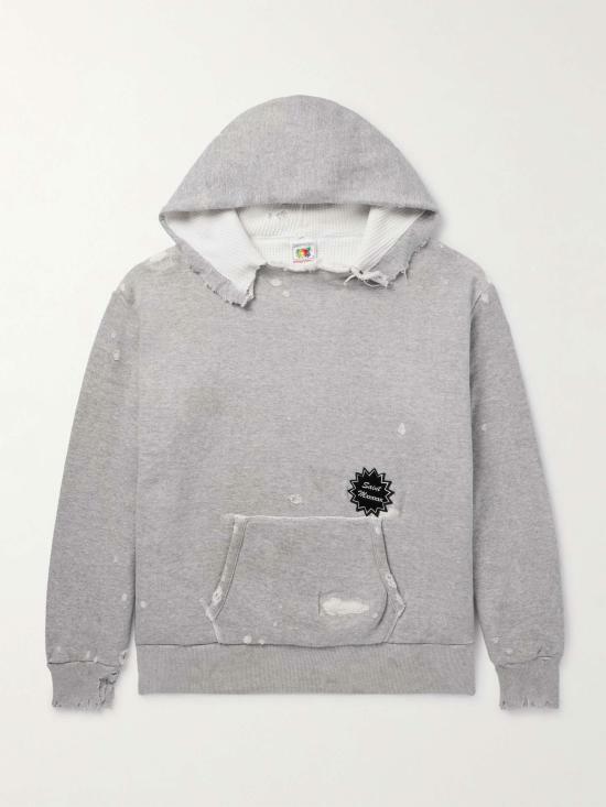 세인트 미카엘 후드 티셔츠 SMYS80000039GRAY DOM - SAINT MICHAEL