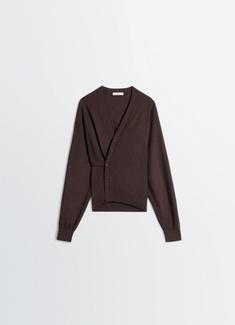 26SS 르메르 트위스트 가디건 PO0023LK087397 DARK CACAO DOM 썸네일 1