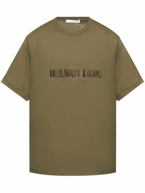 25SS 헬무트랭 반팔 티셔츠 O04HM599F0X FOX OLIVE DOM - Helmut Lang