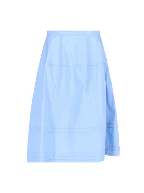 마르니 미디 스커트 GOMA0613A0UTC22300B50 IRIS BLUE DOM - Marni