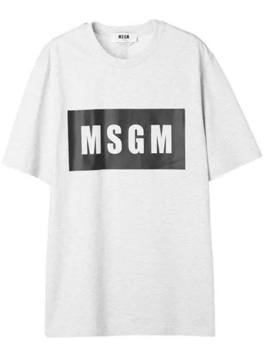 엠에스지엠 반팔 티셔츠 2000MM52020000594 GRAY DOM - MSGM