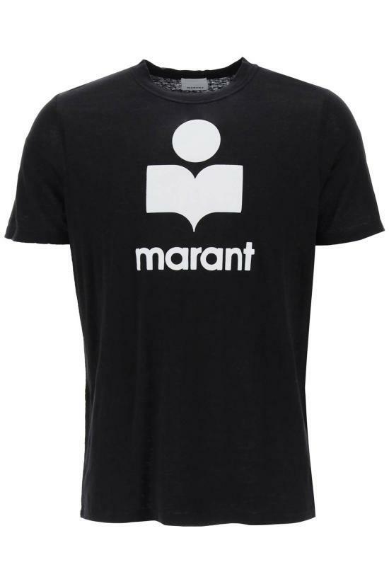 이자벨마랑 반팔 티셔츠 TS0045HAA1N08H01BK BLACK DOM - Isabel Marant