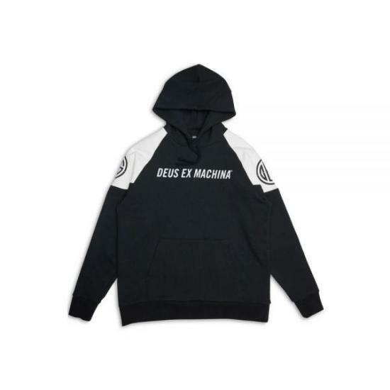 데우스 후드 티셔츠 DMF248587BLK BLACK DOM - Deus Ex Machina