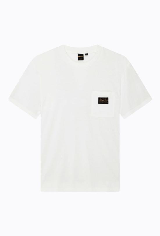 25SS 데우스 반팔 티셔츠 DMP251071VWH VINTAGE WHITE DOM - Deus Ex Machina