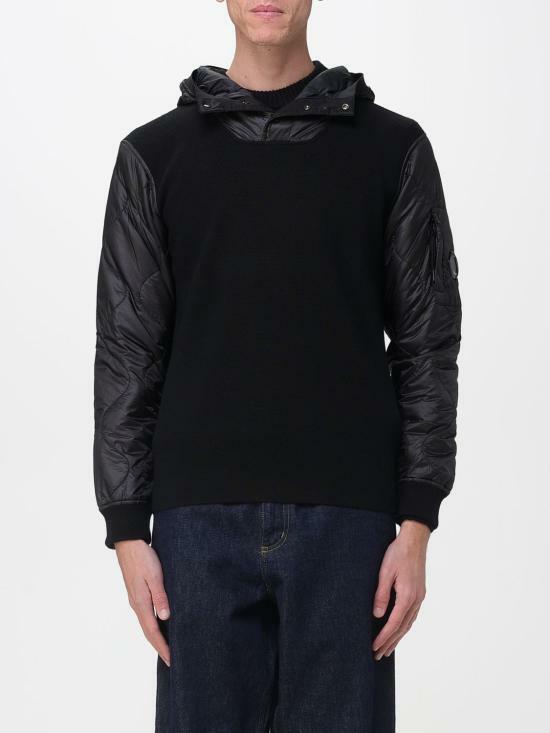25FW 씨피 컴퍼니 후드 티셔츠 19CMKN063A006390M999 BLACK DOM - CP company