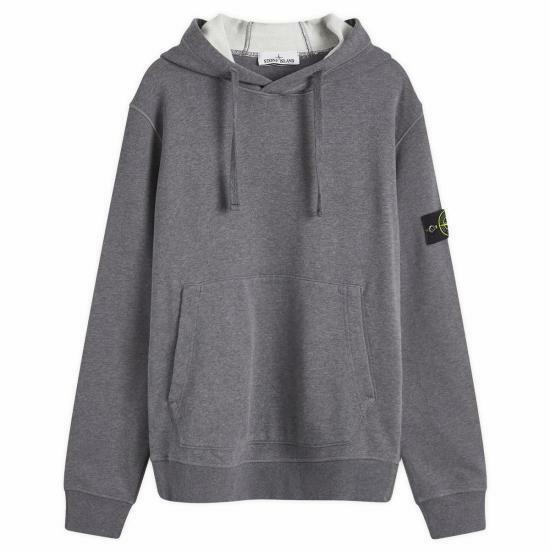 스톤 아일랜드 후드 티셔츠 811564151V0M67 DARK GREY MELANGE DOM - Stone Island