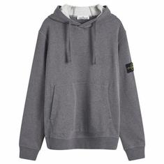 스톤 아일랜드 후드 티셔츠 811564151V0M67 DARK GREY MELANGE DOM 썸네일 1