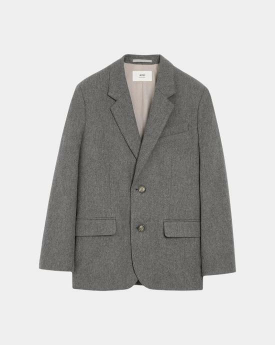 25FW 아미 수트 자켓 FBV001WV0058050 GRAY DOM - Ami