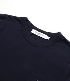 메종키츠네 반팔 티셔츠 FW00107KJ0010NAP480 NAVY DOM 썸네일 2