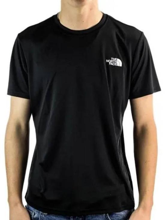 노스페이스 반팔 티셔츠 NF0A4CDWKY4 BLACK WHITE DOM - The North Face