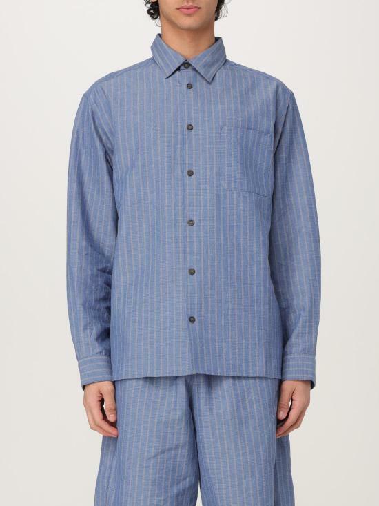 25SS 아페쎄 긴팔 셔츠 COHFWH12532IAA BLUE DOM - A.P.C.