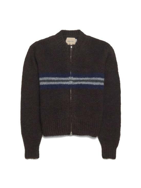 25FW 팔로마울 패널티 집 니트 가디건 VJ9006323 BROWN DOM - Paloma Wool