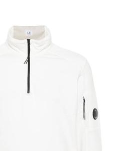 씨피 컴퍼니 라이트 플리스 하프집 스웨트 셔츠 16CMSS035A002246G103 GAUZE WHITE DOM 썸네일 2