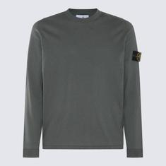 스톤 아일랜드 긴팔 티셔츠 8015532B9V0059 DARK GREEN DOM 썸네일 1