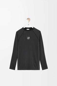 25FW 로에베 긴팔 티셔츠 H929Y23X061100 BLACK DOM 썸네일 1