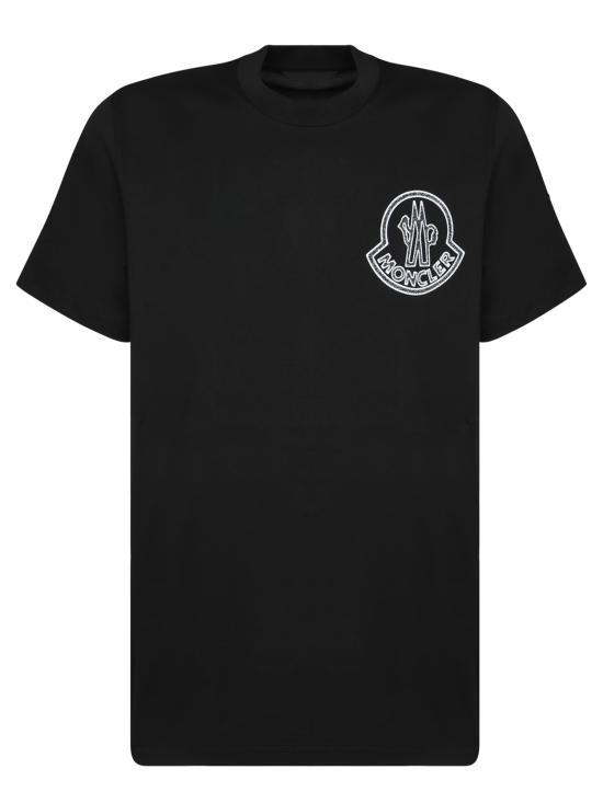 25SS 몽클레어 반팔 티셔츠 8C0005689AJS998 BLACK DOM - Moncler