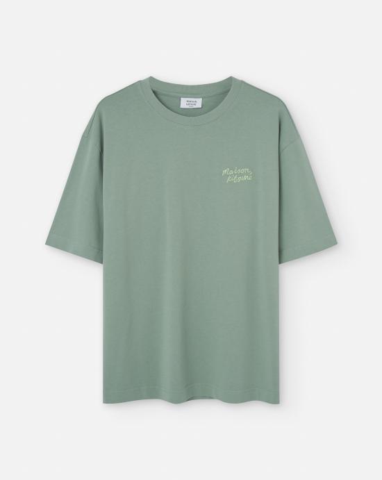25SS 메종키츠네 반팔 티셔츠 OM00123KJ01190078 VERT DE GRIS DOM - Maison Kitsune