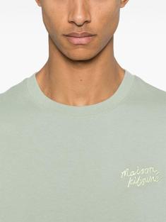 25SS 메종키츠네 반팔 티셔츠 OM00123KJ01190078 VERT DE GRIS DOM 썸네일 3