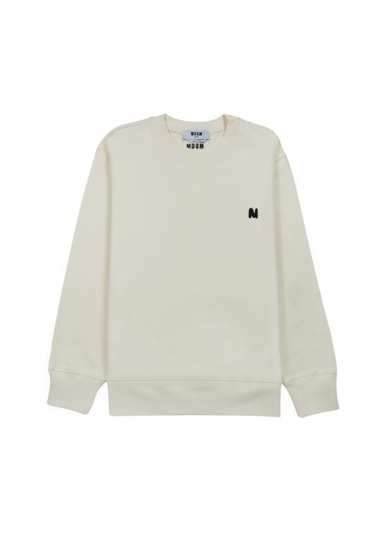 25FW 엠에스지엠 긴팔 티셔츠 3940MM12325779502 WHITE DOM - MSGM